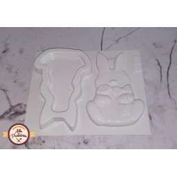 MOLDE DE PLASTICO - CONEJO...
